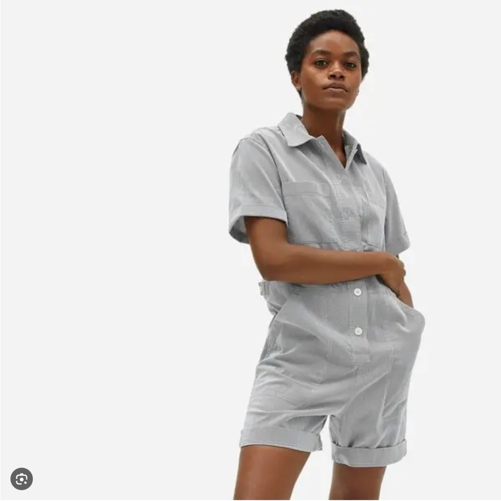 Everlane The Cotton Weave Romper